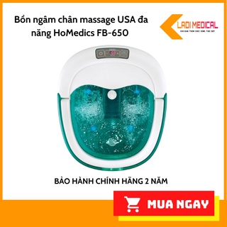 Bồn ngâm chân cao cấp massage đa năng con lăn xoay tự động HoMedics FB-650 nhập khẩu USA