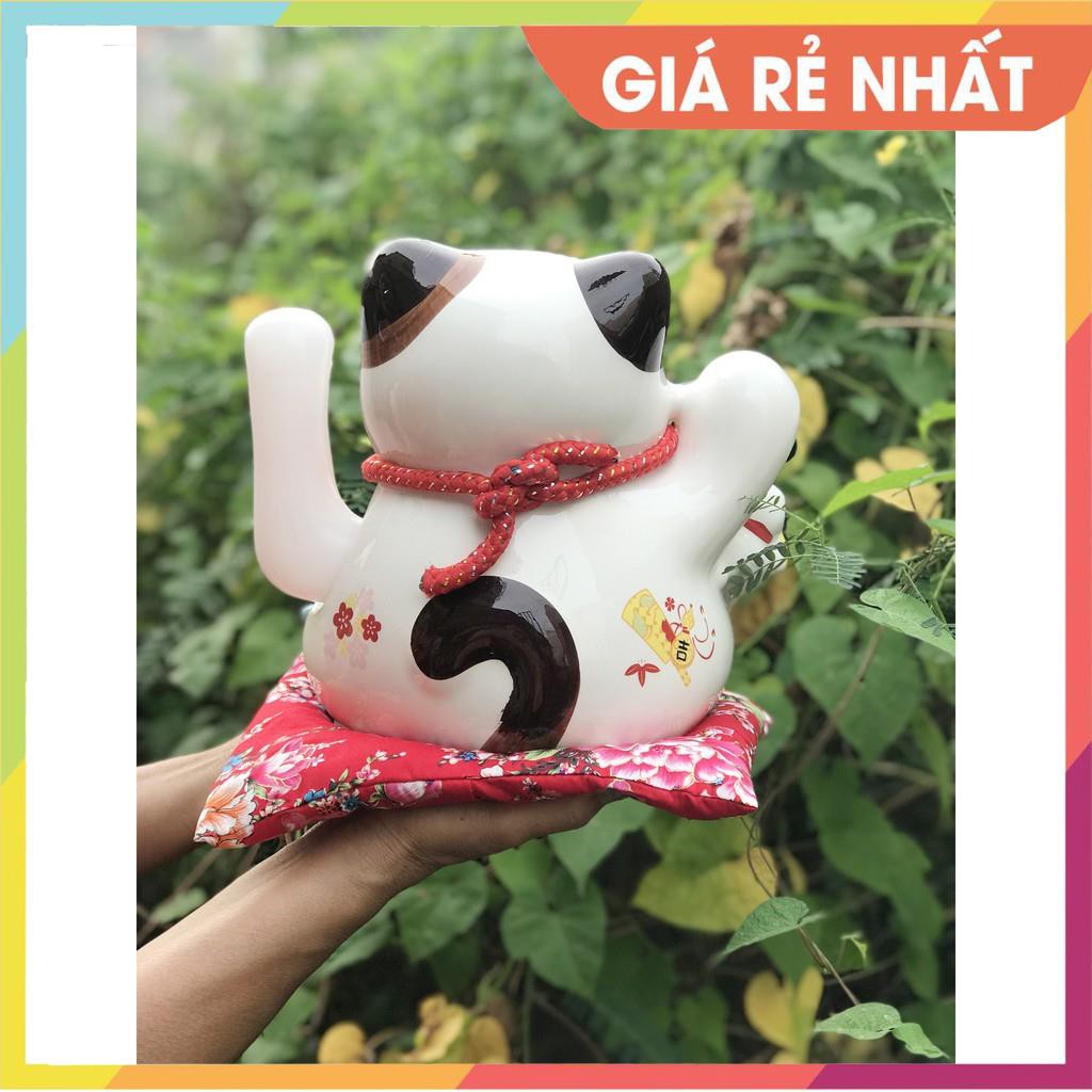 [MÈO 20 - 25 CM THIÊN KHÁCH VÃNG LAI ĐẸP] Mẫu mèo gốm sứ chiêu tài phát lộc phong thủy bán chạy, giá rẻ | BigBuy360 - bigbuy360.vn