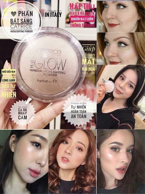 Phấn bắt sáng catrice high glow