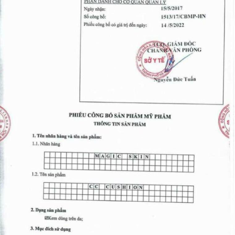 CC Cushion Magic Skin chống nắng và che khuyết điểm da căng rạng rỡ | BigBuy360 - bigbuy360.vn