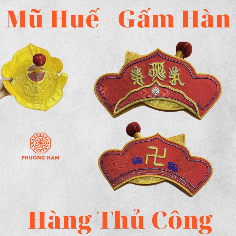 MŨ HUẾ, MÃO HUẾ  TRANG PHỤC NHÀ SƯ - NHÀ MAY PHƯƠNG NAM