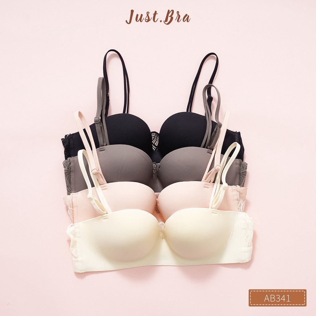 Áo ngực không gọng Just Bra cup ngang mút vừa nâng ngực xinh xắn AB341