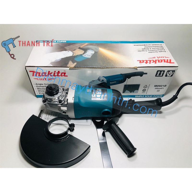 M0921B MÁY MÀI GÓC  (230MM/2200W/CÔNG TẮC BÓP) MAKITA MT SERIES MỚI