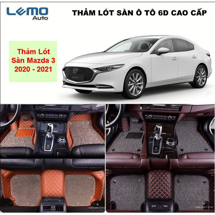 Thảm lót sàn ô tô 5D, 6D Mazda 3 2020 - 2021