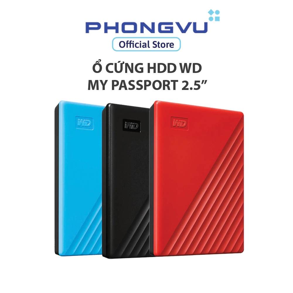 Ổ cứng HDD WD My Passport 2TB 2.5" - Bảo hành 36 tháng