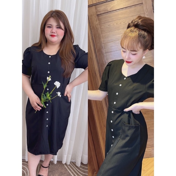 [FREESHIP]  Thời Trang Béo Xinh Shop  55-80kg Vét Nút Gổ  Bigsize Cao Cấp Kiểu Dáng Đẹp Diện  Cực Thích