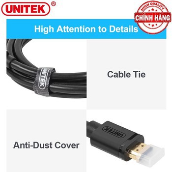 Dây cáp HDMI UNITEK Ultra 4K 1M5  - 5M - 10M (Y-C 137M)