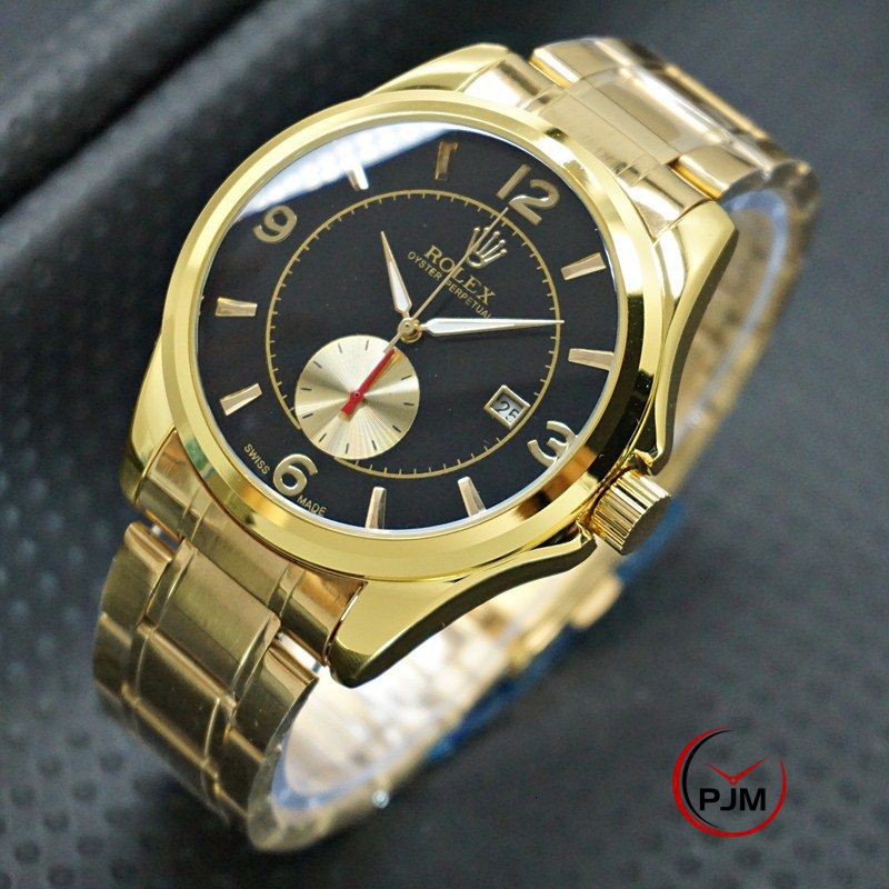 Đồng Hồ Rolex Tự Động Dây Vàng | Cơ Thể Lớn | Đầy Đủ Vàng | Vàng | Thảm Tự Động | Dây Chuyền Date