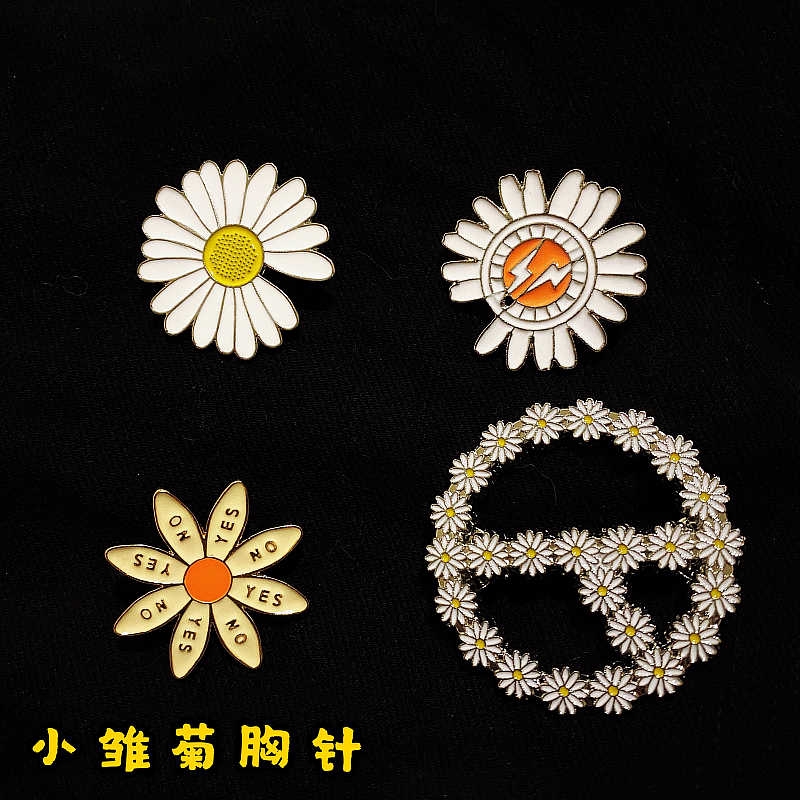 Ghim cài áo hình hoa cúc nhỏ phong cách thời trang cho nam và nữ 22163
