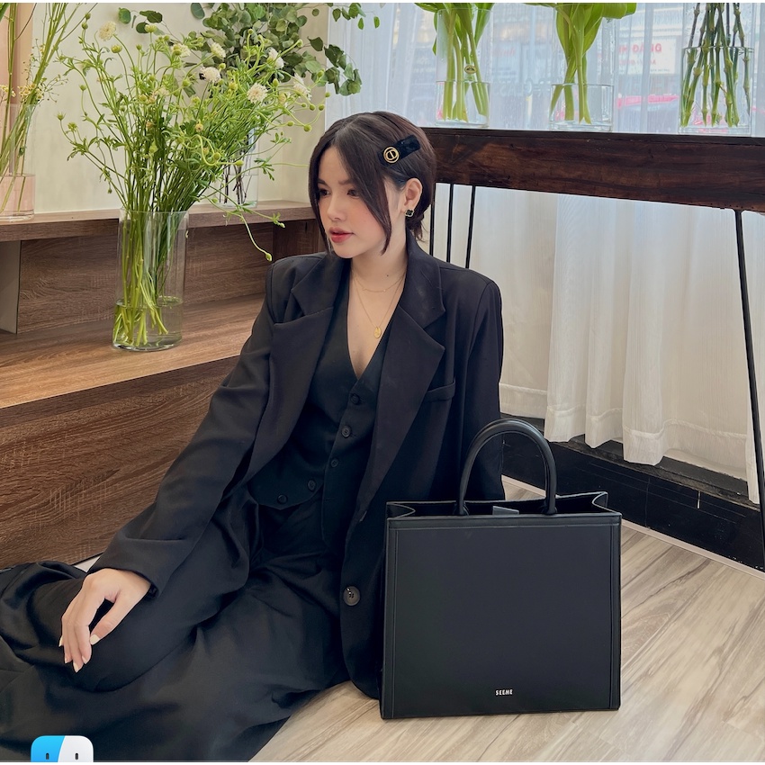 Túi xách nữ SEEME Stella Bag dáng vuông&amp;có dây đeo chéo