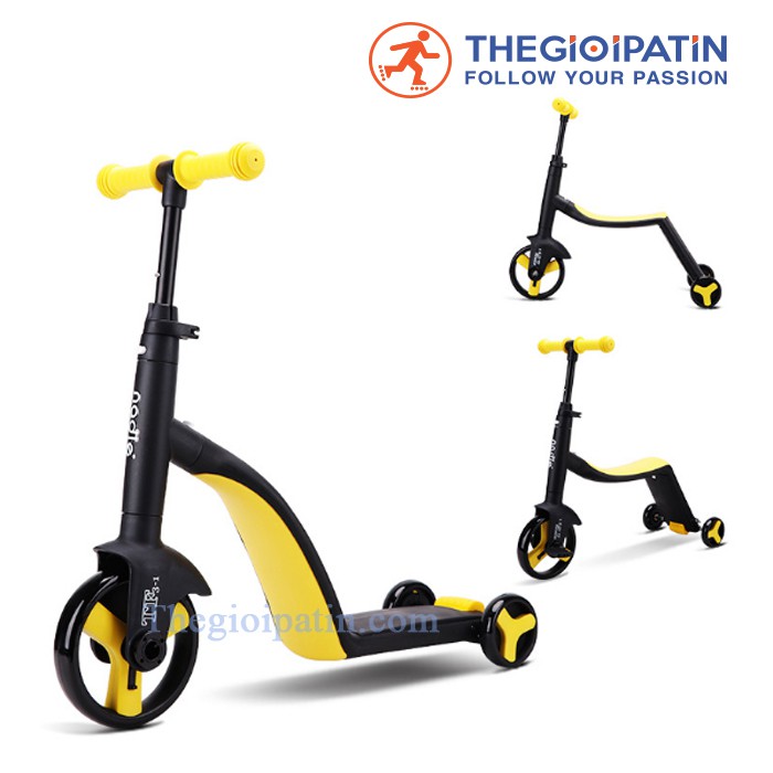Xe Trượt Scooter Trẻ Em Cao Cấp 3 Trong 1 Nadle