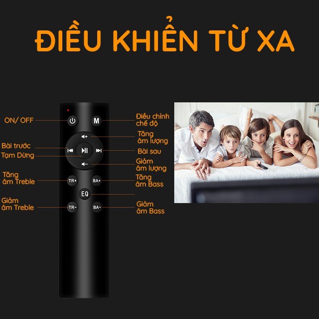 [RẺ NHẤT SHOPEE] Loa Thanh Dài 100Cm Bluetooth 5.0 Soundbar Q11 Vỏ Gỗ, Công Suất 120W, Mang Đến Âm Thanh Sống Động