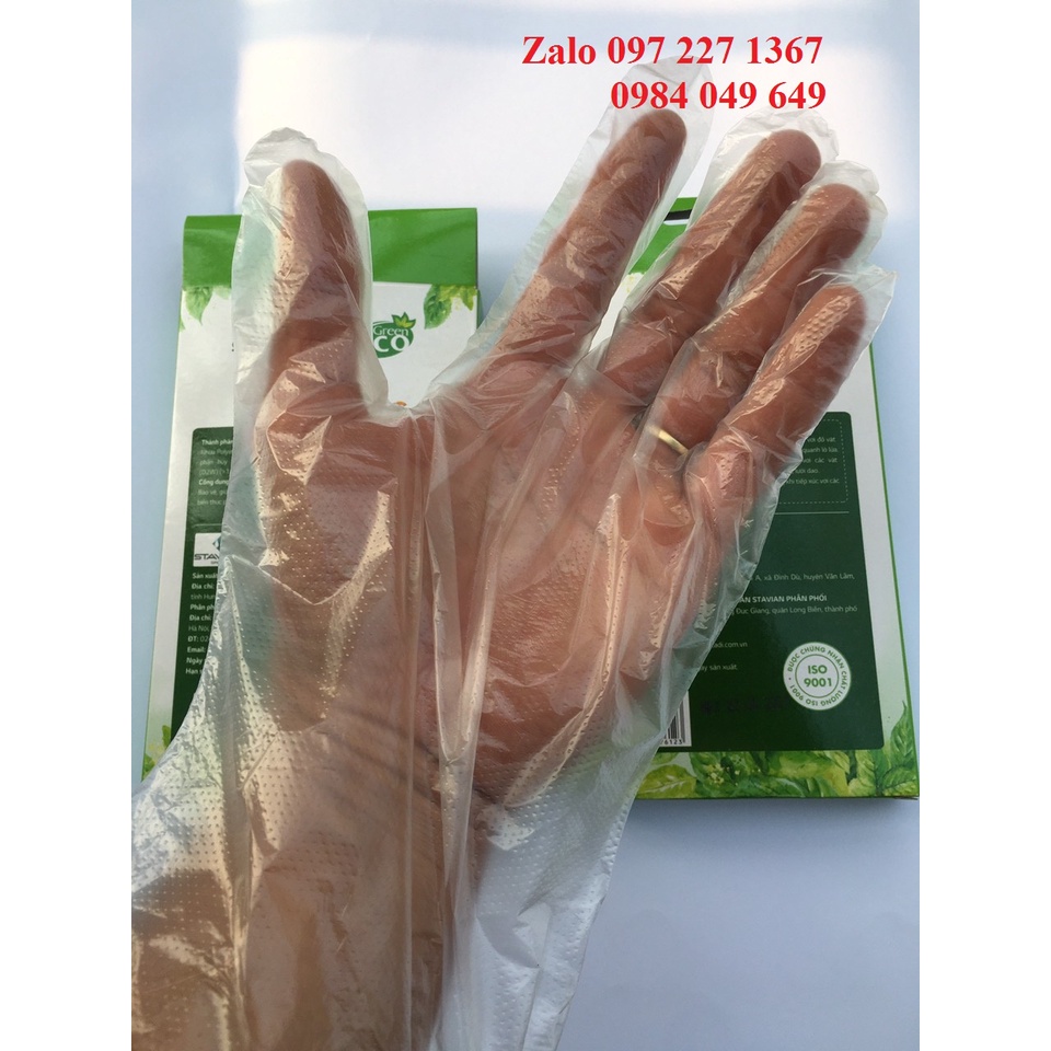 1 Hộp Găng tay tự hủy sinh học Green Eco 100gr - Hàng chính hãng