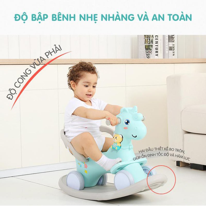 [FREESHIP] XE NGỰA BẬP BÊNH 2IN1