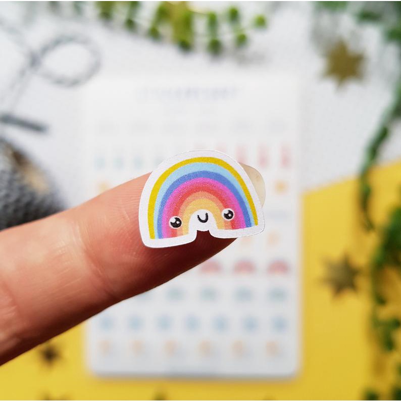 Sticker Sheet Chủ Đề: Weather Cuties - Chuyên dán sổ | Bullet Journal Stickers, Daily Sticker, Sticker Thời Tiết