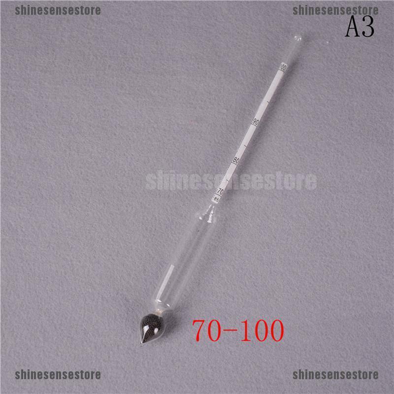 0-100% Hydrometer Máy đo nồng độ cồn Máy đo nồng độ cồn