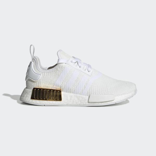 Giày Adidas NMD R1 ‘White Gold Metallic’ EG6703