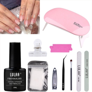 (Hàng Mới Về) Bộ Gel Nối Dài Móng Tay Kèm Đèn Led Chuyên Dụng