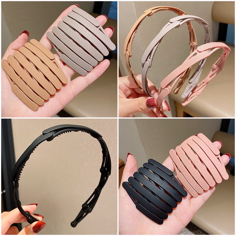 Băng Đô Gấp Gọn Chống Trượt Phong Cách Hàn Quốc Cho Nữ