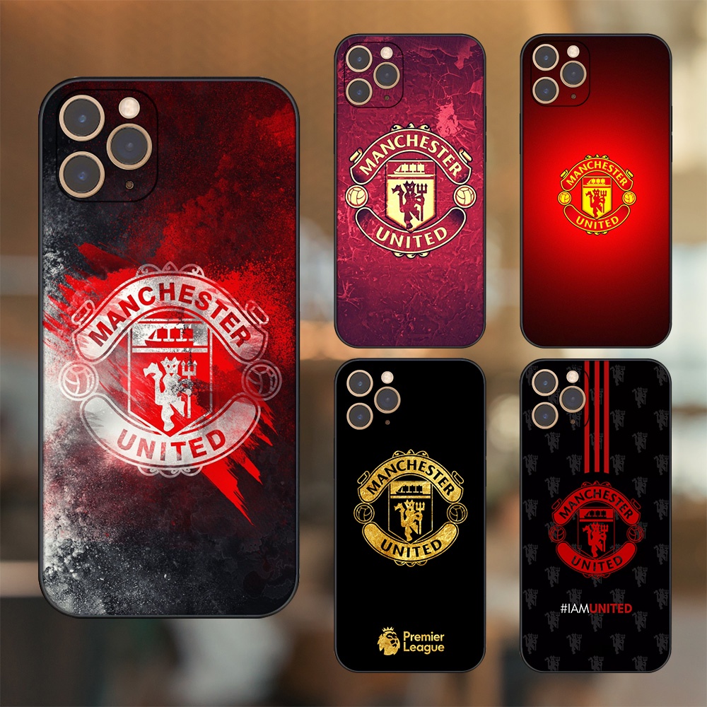 Ốp lưng iPhone 11 Pro dẻo đen cạnh vuông in hình MU Manchester United