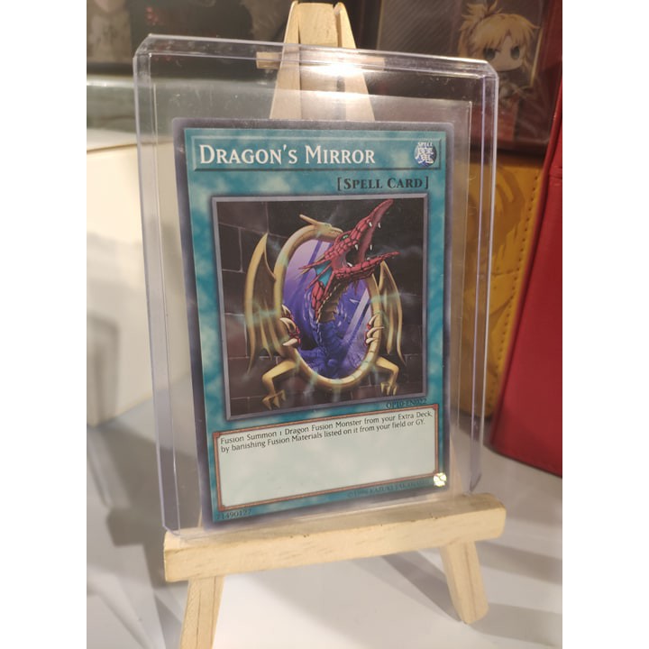Lá bài thẻ bài Yugioh Dragon Mirror - Tặng bọc bài nhựa bảo quản