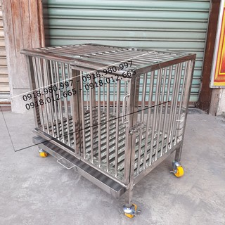 Chuồng chó inox - Lòng chó inox nhỏ CC4060