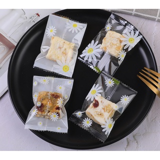 Túi đựng bánh quy/kẹo nougat/bánh trung thu/túi zip hình hoa cúc