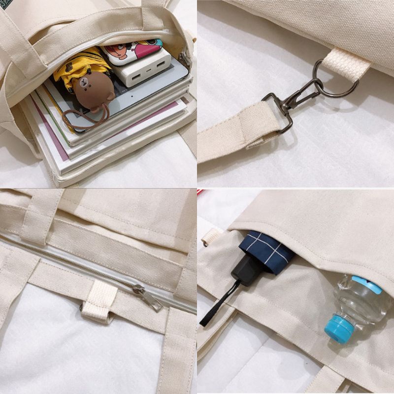 Túi Vải Tote Đẹp, Xách tay, Đeo Vai Đeo Chéo Đi Chơi, Đi Làm Thời Trang Havi TX080