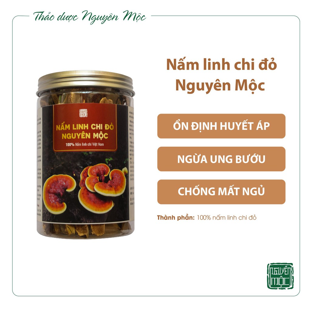 Nấm Linh Chi Đỏ Nguyên Mộc. Hỗ trợ ổn định huyết áp, cải thiện giấc ngủ, thư giãn thần kinh