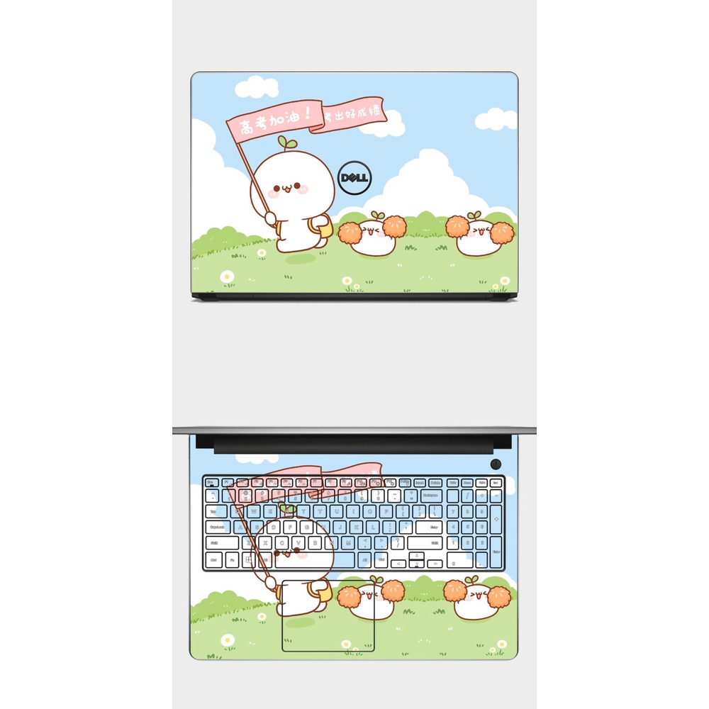 Skin dán Laptop in hình bé mầm cute. Đủ các dòng máy: Dell, Asus, Acer,... In hình theo yêu cầu