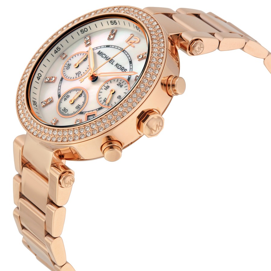Đồng Hồ Nữ Michael Kors MK5491 - Chế Độ Bấm Giờ Với 3 Mặt Số Phụ Và 3 Núm Điều Chỉnh