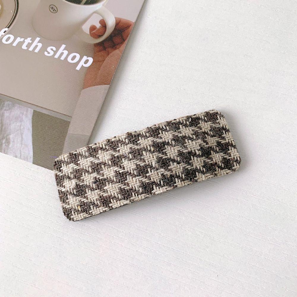 Kẹp Tóc Họa Tiết Hình Học / Vuông Đơn Giản Thời Trang Cho Nữ 2life