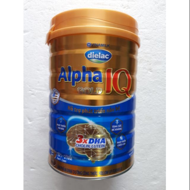 Sữa bột Dielac Alpha IQ GOLD số 3 900g cho trẻ 1 đến 2 tuổi