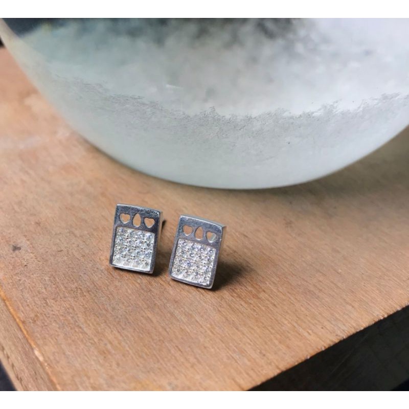 Khuyên tai nụ bạc chuẩn 925