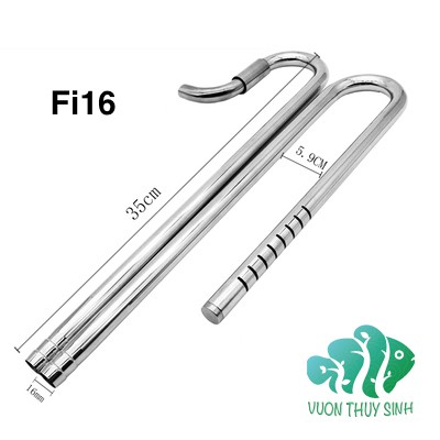 Ống In out Inox Mufan phi 12 và phi 16  không lọc váng