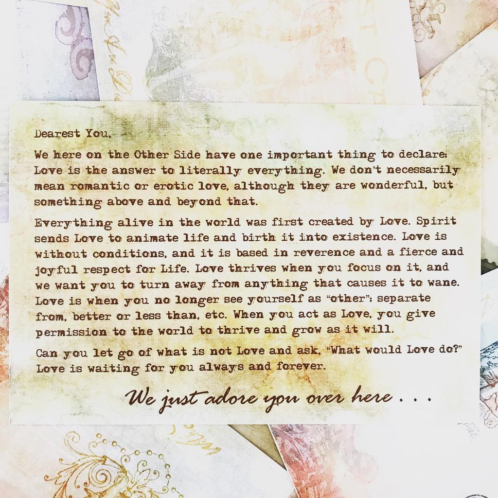 Bài Postcards from Spirit