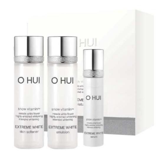 Bộ dưỡng trắng 3 món minisize Ohui Extreme White