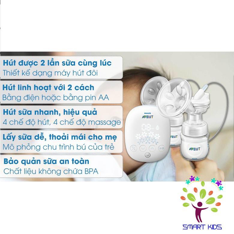 Máy hút sữa điện đôi Philips Avent Natural