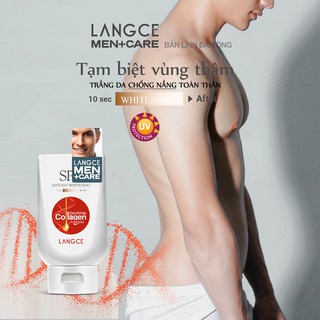 COLLAGEN TRẮNG DA SPA+ CHỐNG NẮNG, GIỮA ẨM NGỪA LÃO HÓA 180ML LANGCE dành cho NAM
