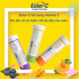Viên Sủi Bổ Sung Vitamin C Holisticare Ester C Thế Hệ Mới 10 viên