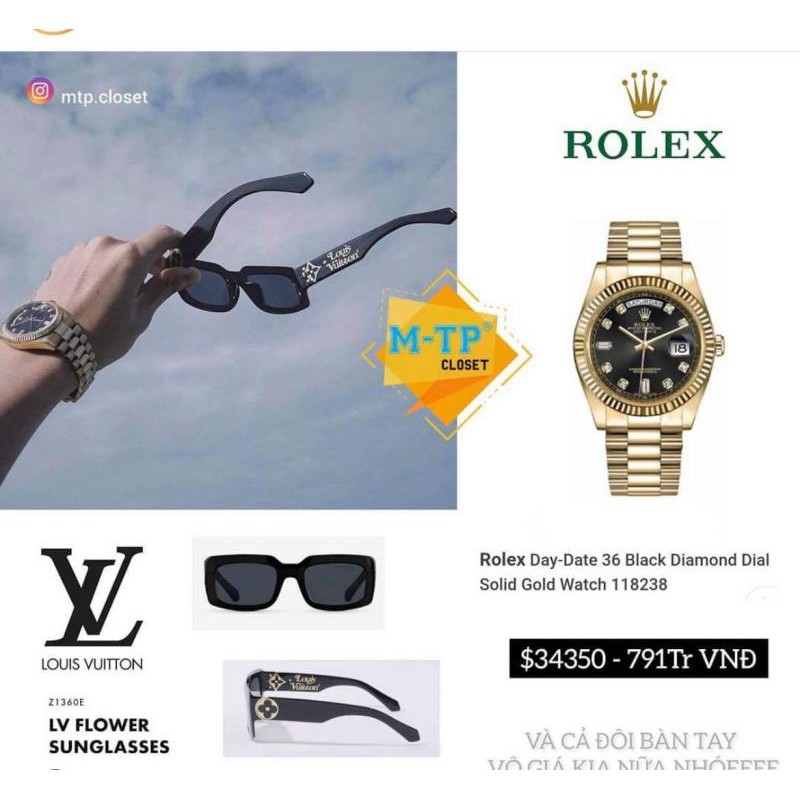 Đồng hồ nam nữ Ro.lex Sơn Tùng