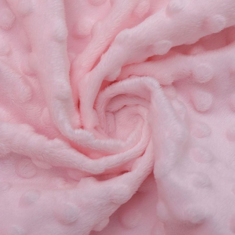 2 Vỏ bọc tấm đệm thay tã vải minky vân chấm bi mềm mại thoáng khí cho em bé khi đi du lịch