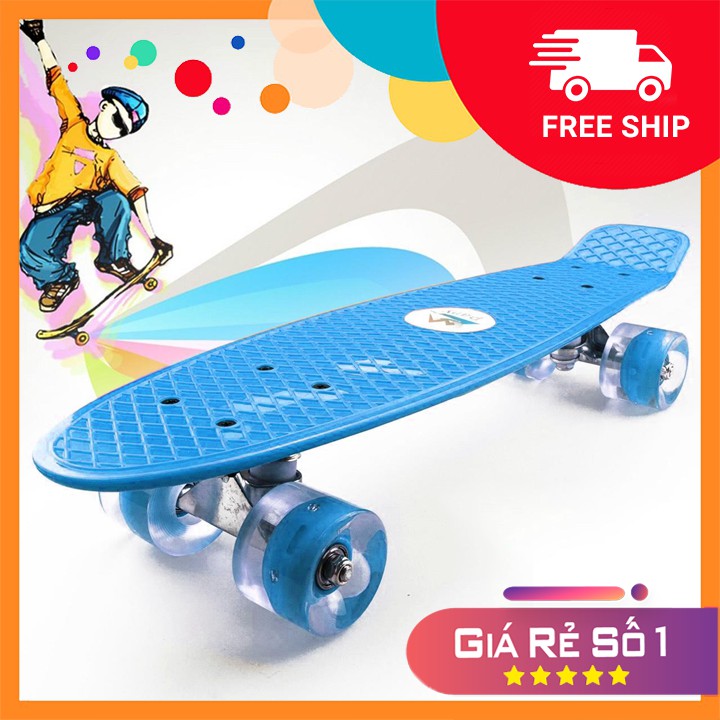 Ván trượt Skateboard Penny nhiều màu - Giao màu ngẫu nhiên