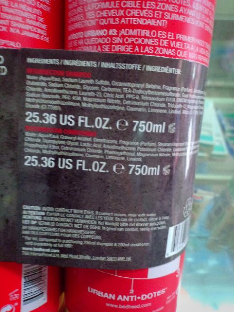 (Chính hãng )BỘ GỘI XẢ TIGI BED HEAD MỸ 750ML