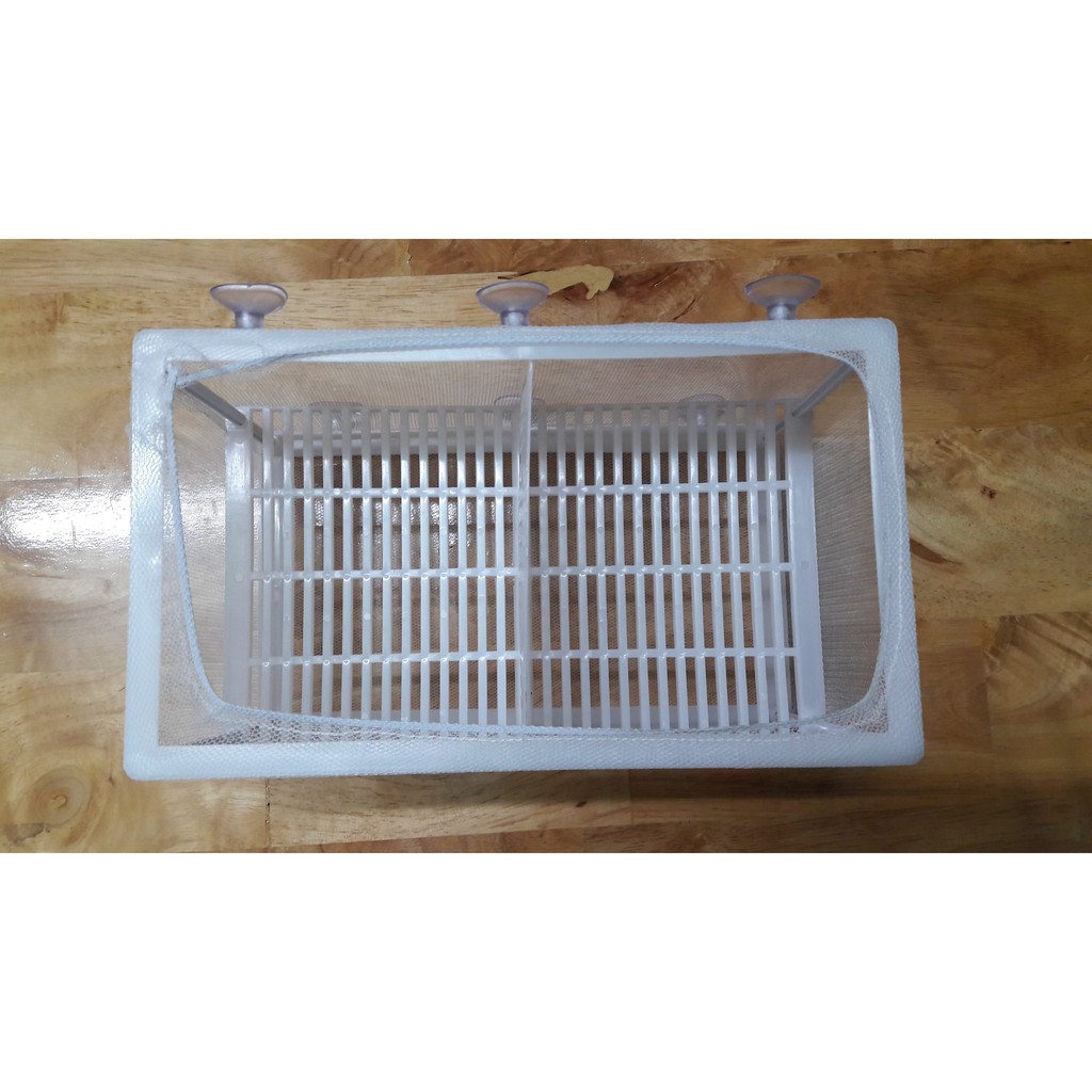 LỒNG DƯỠNG CÁ DẠNG LƯỚI 15x15x15 VÀ 26x15x15 - LỒNG ĐẺ CHO CÁ, TÔM LỘT VỎ-LỒNG TÁCH CÁ