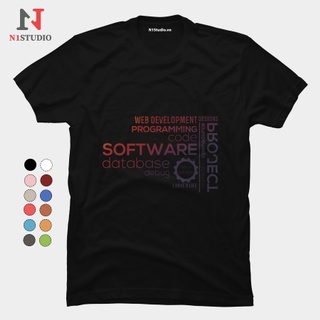 Áo thun Programmer nam nữ Software database 3GM - Studio vải cotton thoáng mát form vừa