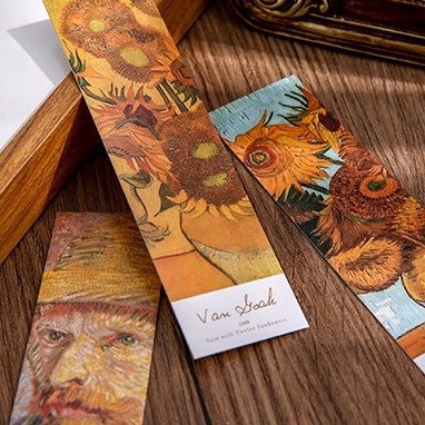 (Hàng Có Sẵn) Bookmark Tranh Nghệ Thuật Van Gogh, Monet Đánh Dấu Trang Vở Sách Trang Trí Sổ Bullet Journal BuJo