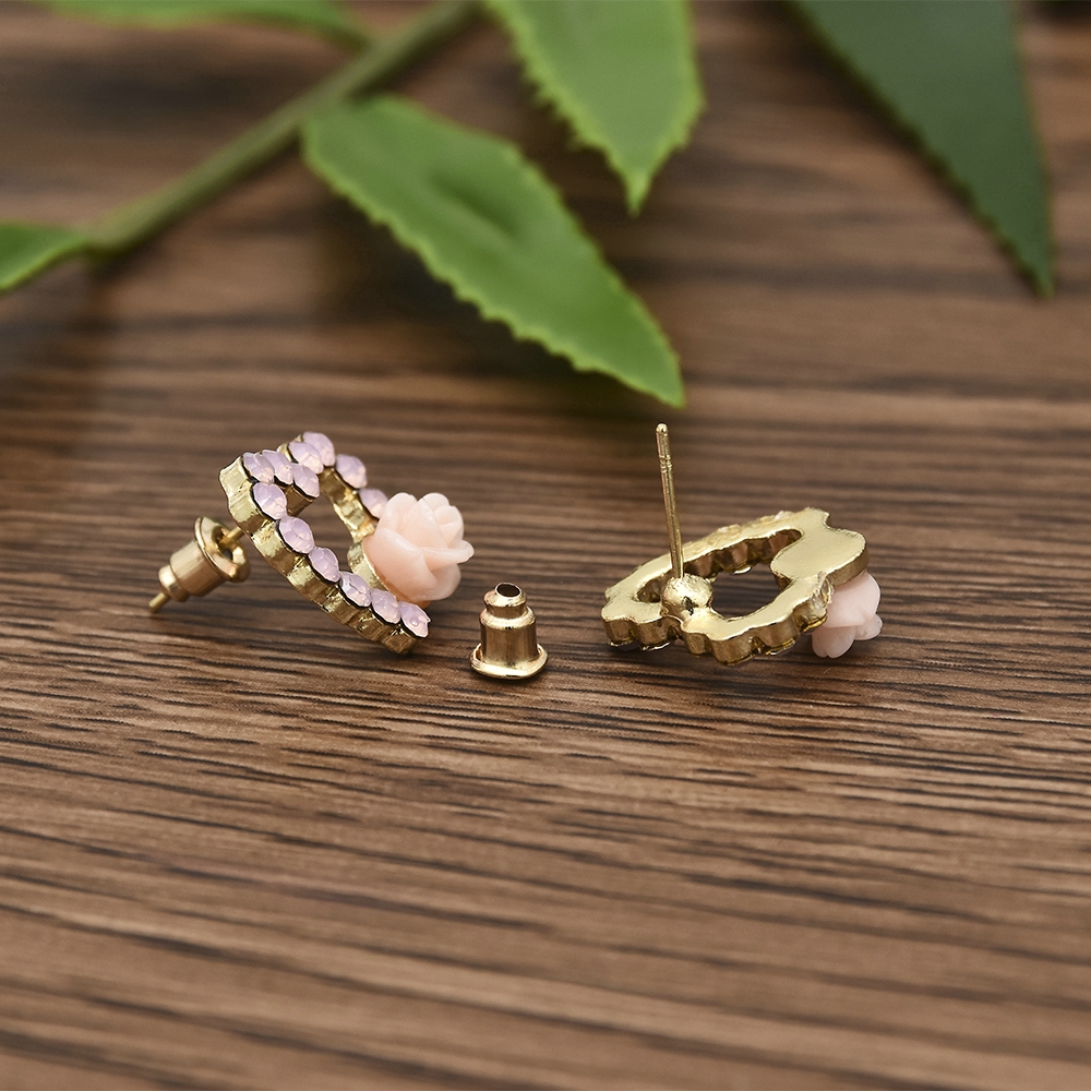 Set 9 đôi hoa tai đính đá sang trọng cho nữ