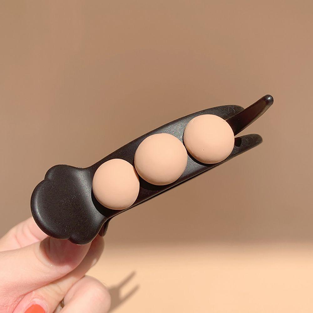 Kẹp Càng Cua Bằng Nhựa Nhám Phong Cách Hàn Quốc WMES15H Cho Nữ