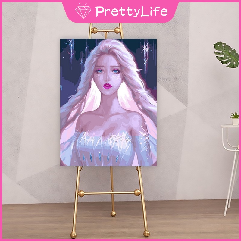 Bộ Tranh Sơn Dầu 40x50cm Tự Làm Hình Phong Cảnh Trang Trí Nhà Cửa